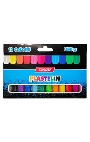 Plastelin 12 boja Target - Zagreb