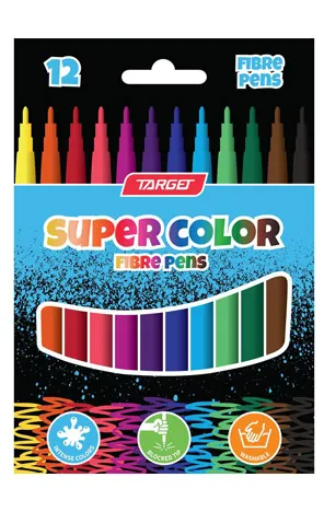 Flomasteri školski 12 komada Super Color Target - Zagreb