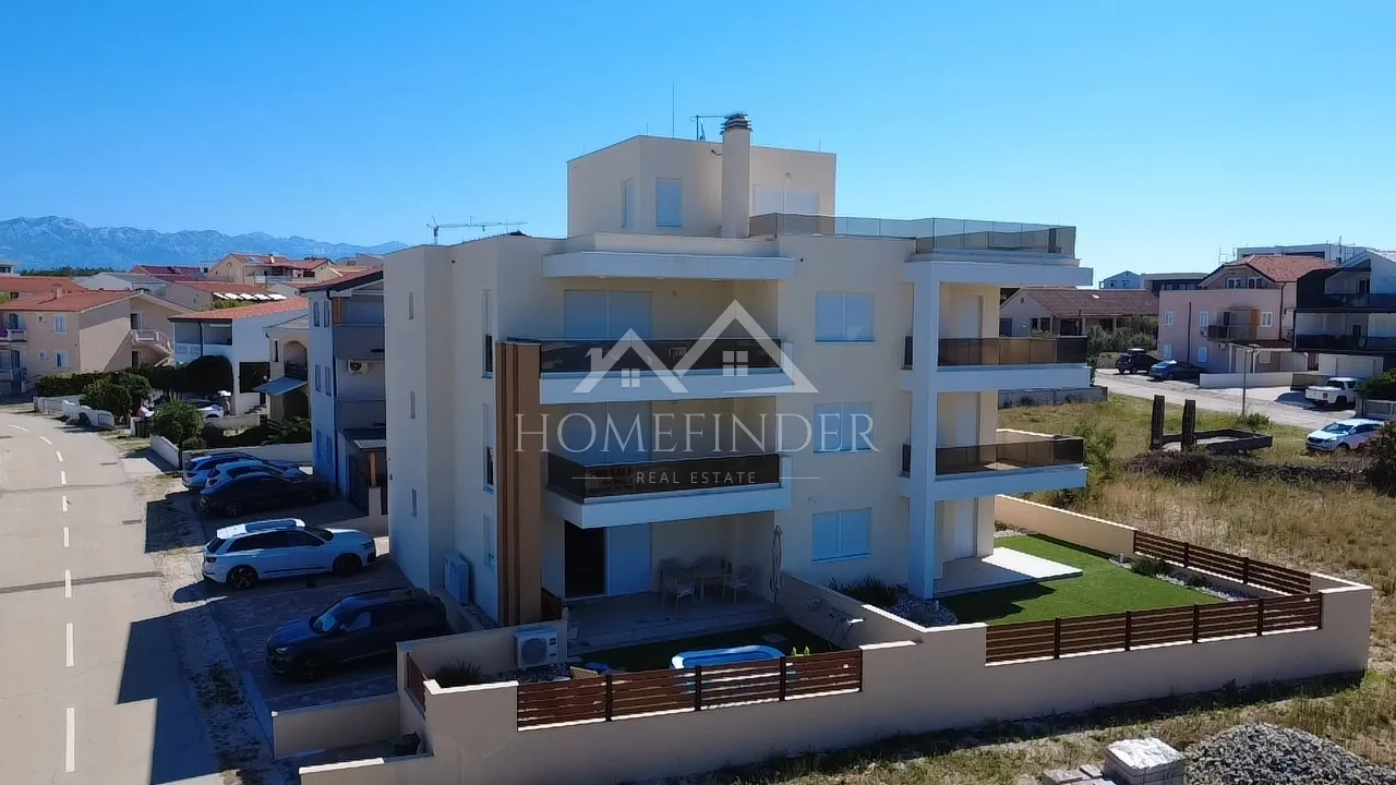 luksuzni dvoetažni penthouse s pogledom na more, 112m2, povljana, novogradnja - slika 7