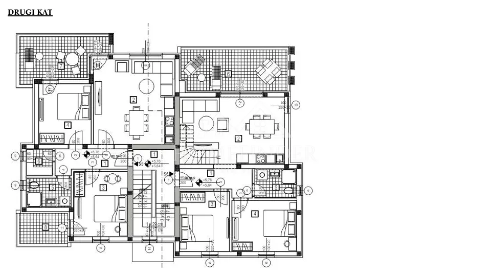 luksuzni dvoetažni penthouse s pogledom na more, 112m2, povljana, novogradnja - slika 30
