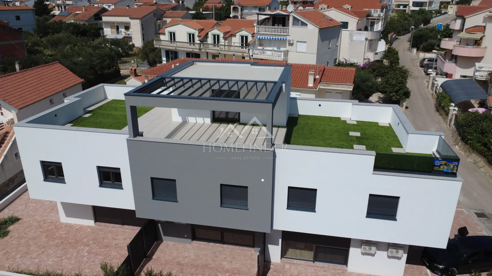 penthouse s krovnom terasom, 172m2, vodice, novogradnja - slika 7