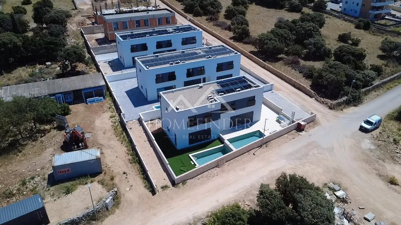 stan s privatnim bazenom, dvoetažni, 104m2, mandre, novogradnja - slika 5