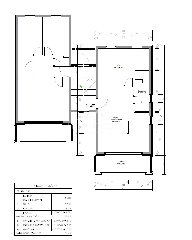 stan s dvorištem i predivnim pogledom 84m², buje - slika 15