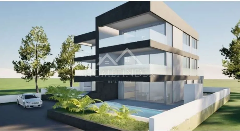 Građevinsko zemljište, 908 m², Pag-Novalja, projekt za 6 apartmana