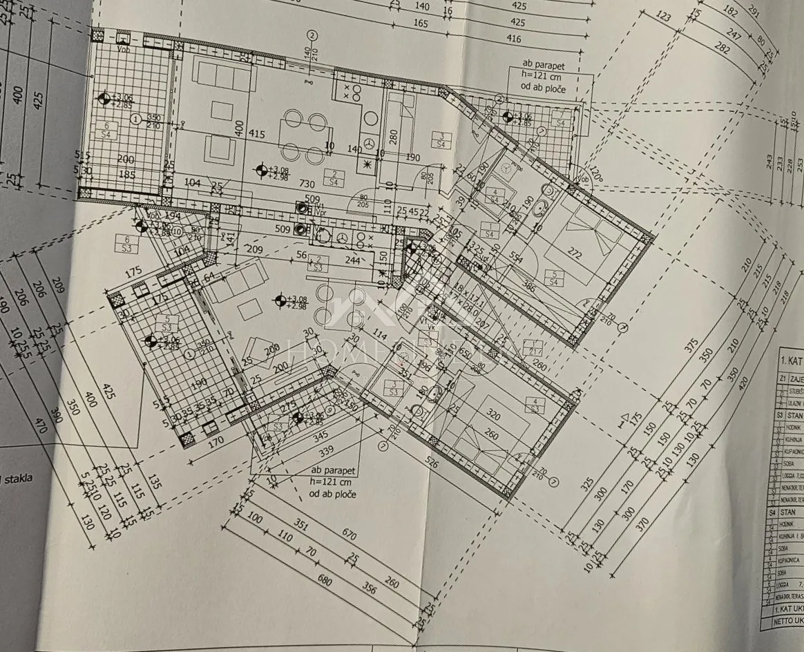 apartman, 3s, proboj, pag, 80m od mora, 57,55m2 - slika 21