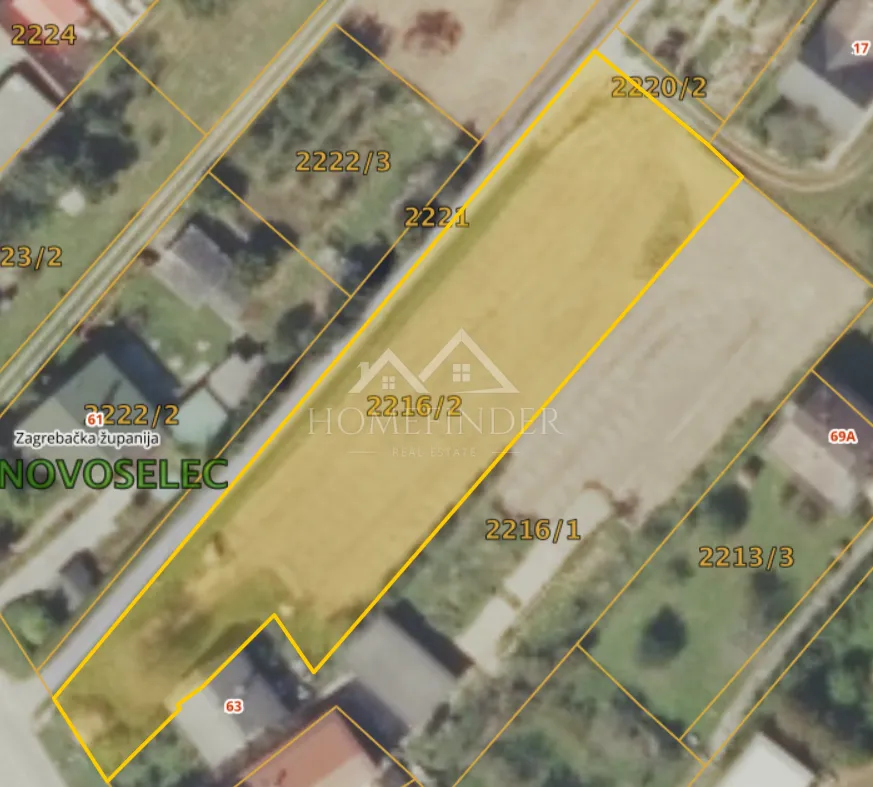 građevinsko zemljište, 2059m2, novoselec (križ) - slika 2