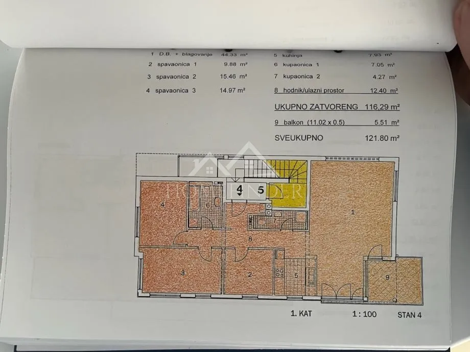 moderan stan, 132m2, (4s), 2vpm, 1 gpm, bijenik, zagreb - slika 11