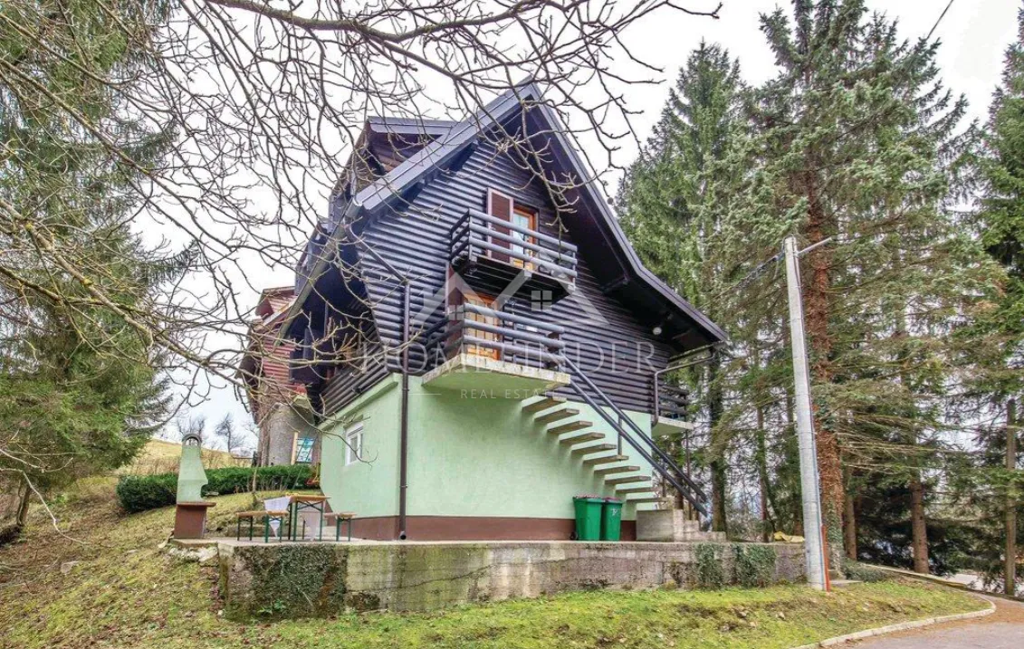 drvena kuća, gorski kotar, hajdine, 75m2, 1500m2 okućnica - slika 3