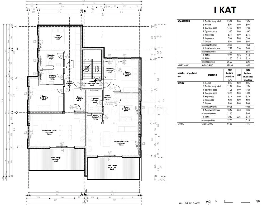 stan s pogledom na more, 72m2, novalja, novogradnja - slika 19