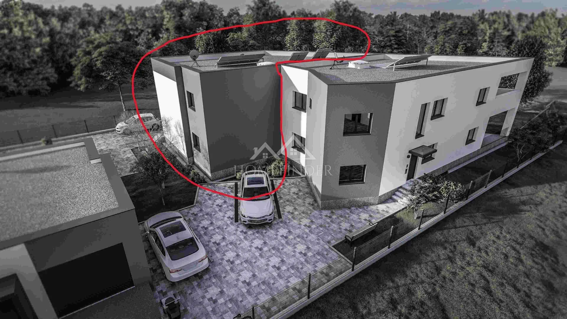 novogradnja, kuća s 2 stana (ukupno 195,59m2), 6s, stupnik - slika 8