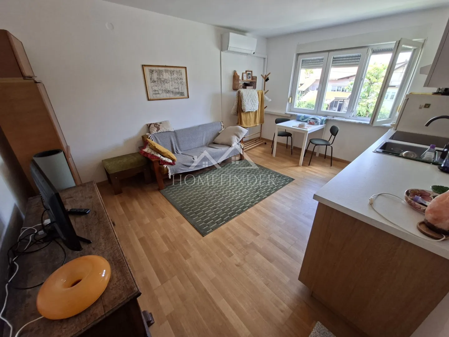 stan, gornja dubrava, 1s, 34,83m2, gpm, balkon - slika 1