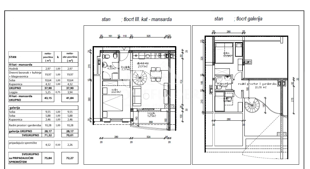 stan s pogledom na more, 71m², umag - slika 25