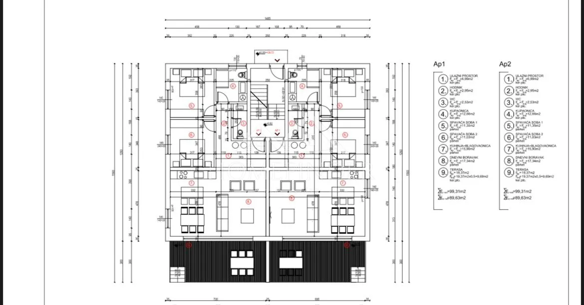 luksuzna novogradnja s pogledom na more – bošana, pag – 95m² + terasa i bazen - slika 23