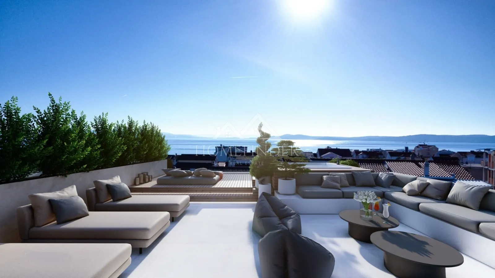 penthouse s prekrasnim pogledom i krovnom terasom – čiovo - slika 2