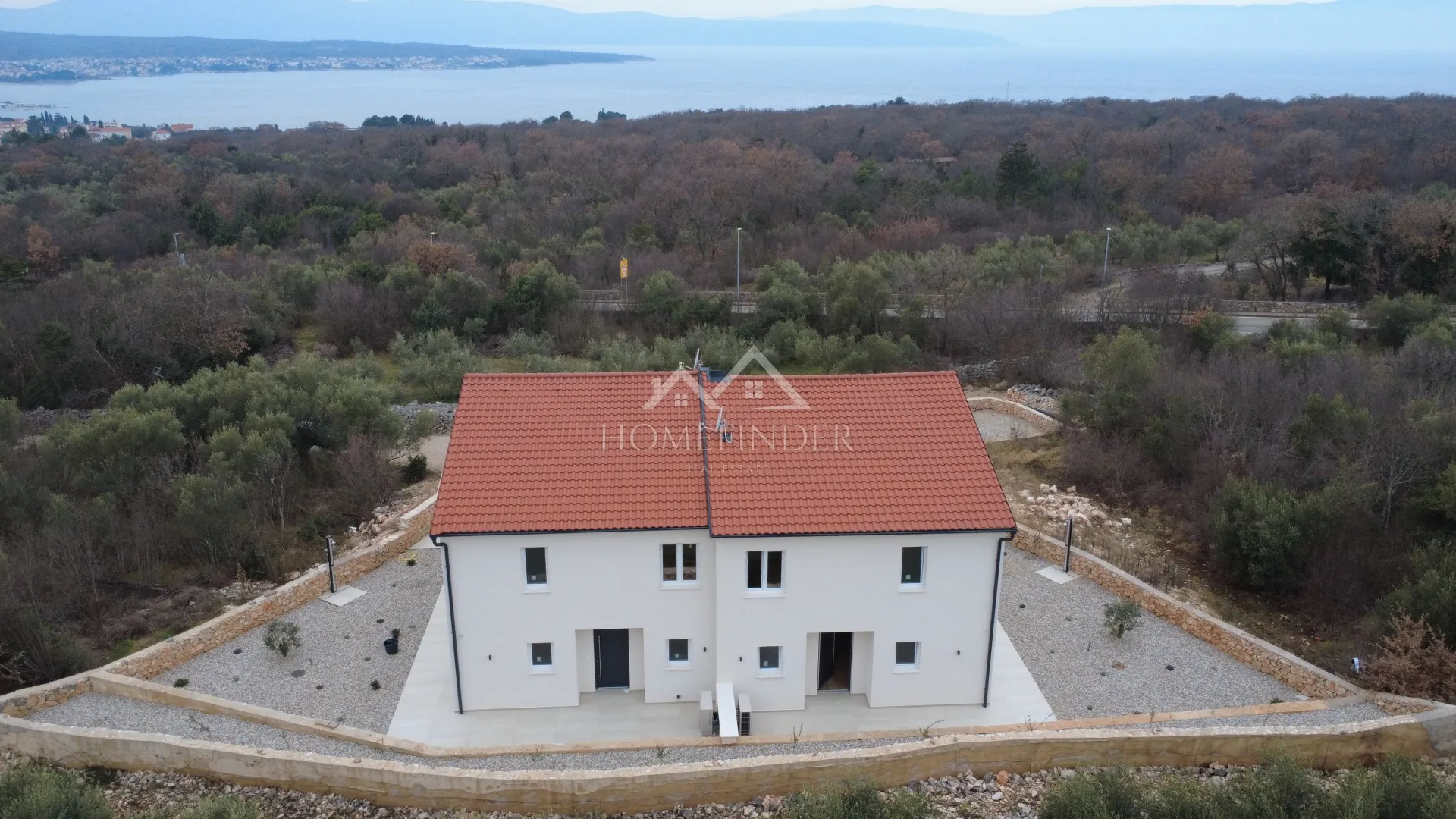 luksuzna dvojna kuća s bazenom i pogledom na more, malinska 152m2 - slika 4