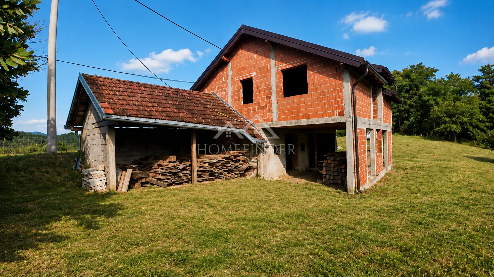 kuća, roh bau, 124m², rude pribićke, krašić - slika 9
