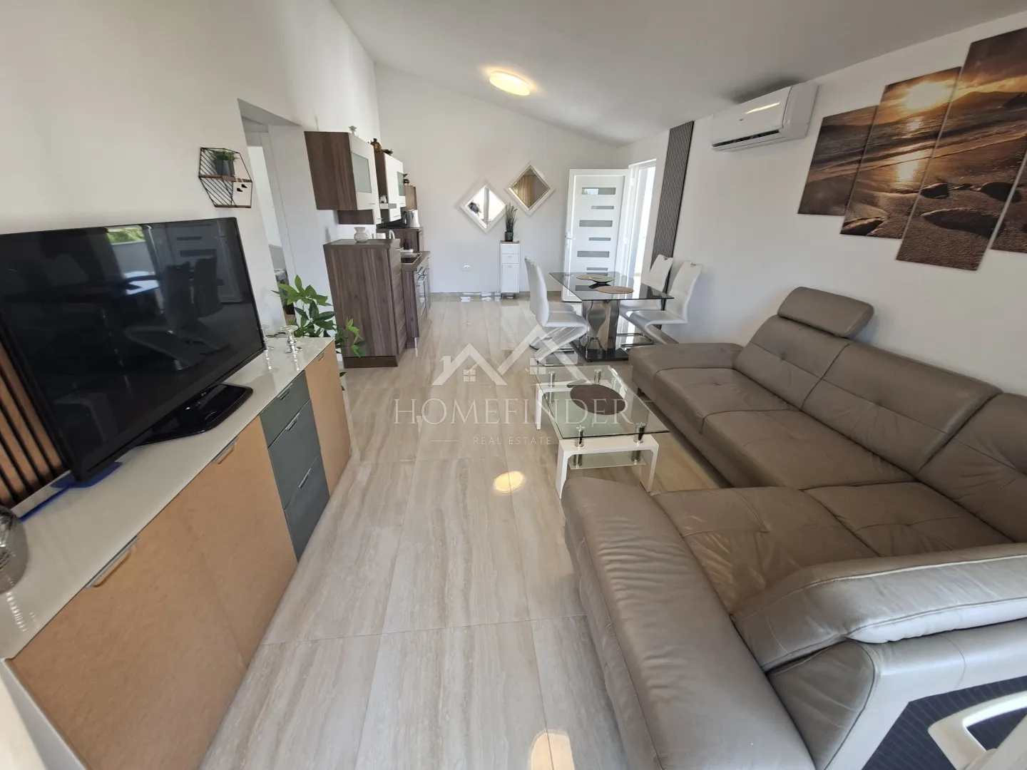 moderni apartman, 3s, vir- novogradnja, 100m od mora, 70m2 - slika 2