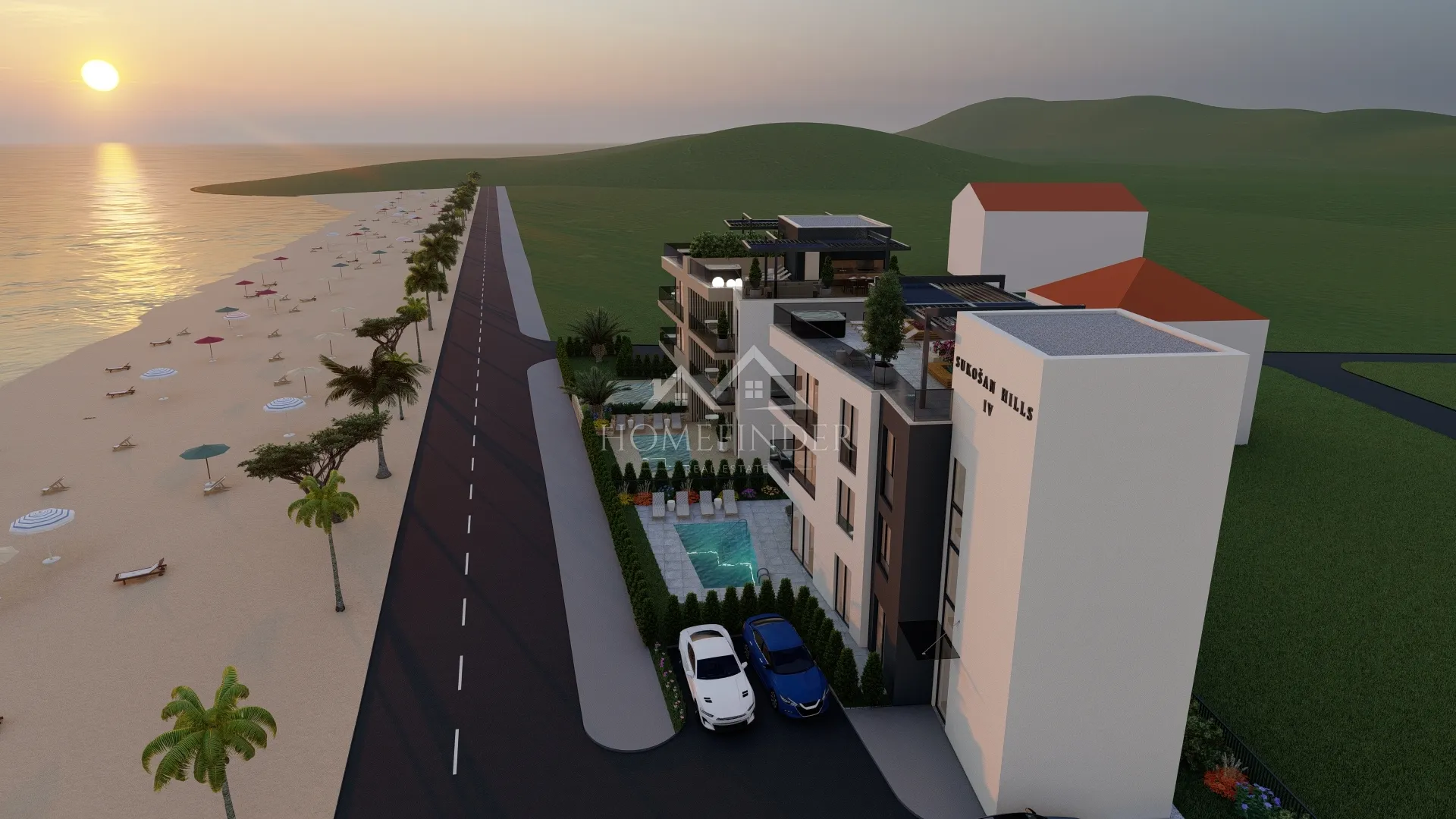 novogradnja (5s): sukošan (zadar), 250m2 - slika 16