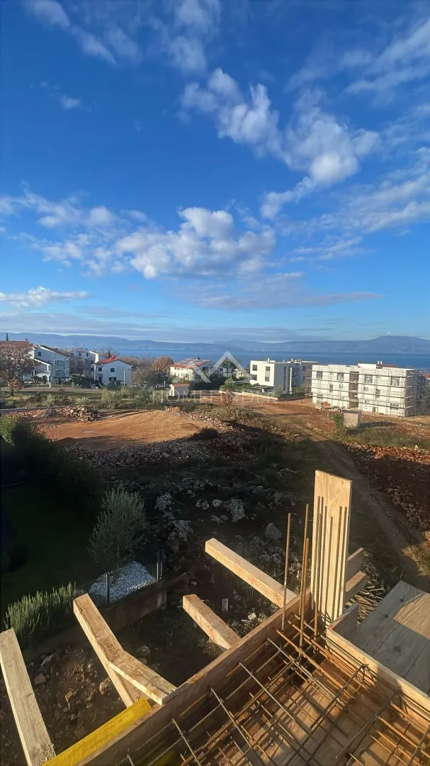 luksuzni stan s pogledom na more, 101m2, 2vpm, njivice, otok krk, novogradnja - slika 9