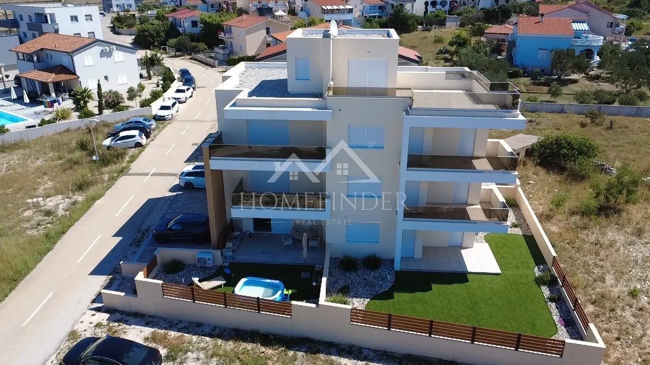 stan u prizemlju s vrtom, 86m2, povljana, novogradnja - slika 6