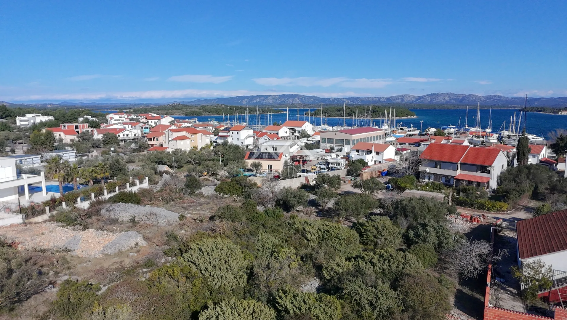 Građevinsko zemljište, Murter Betina, 1258m2, TOP LOKACIJA - Murter, Murter-Kornati