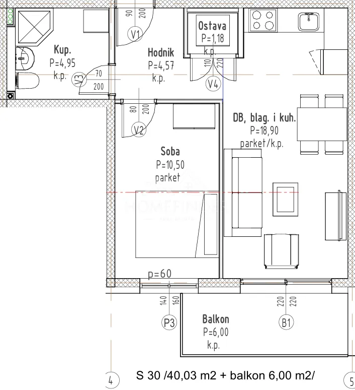 ( s 30) moderna novogradnja, 2s, 43,03 m2, velika gorica - slika 3