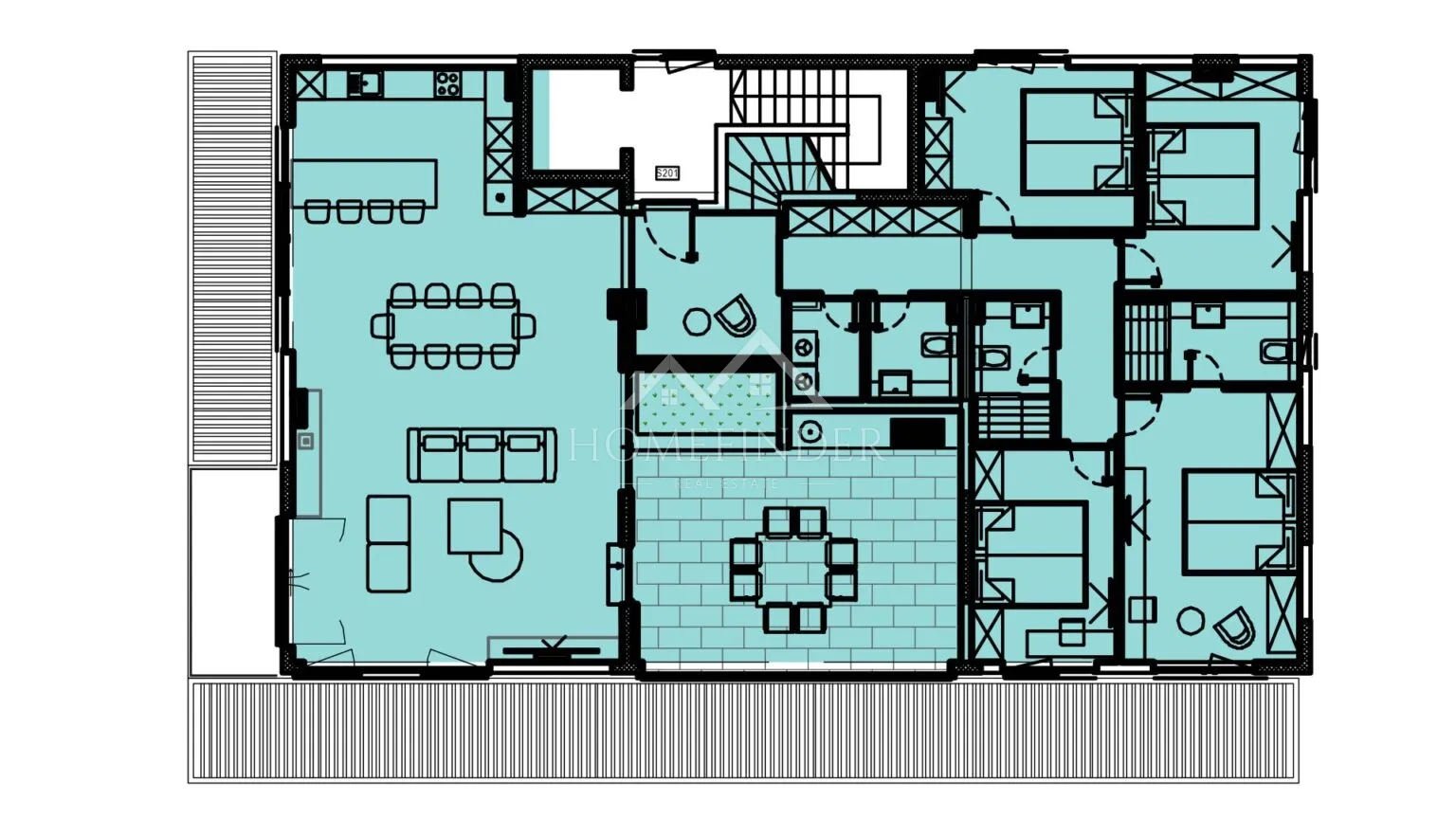 novogradnja (5s): sukošan (zadar), 250m2 - slika 31