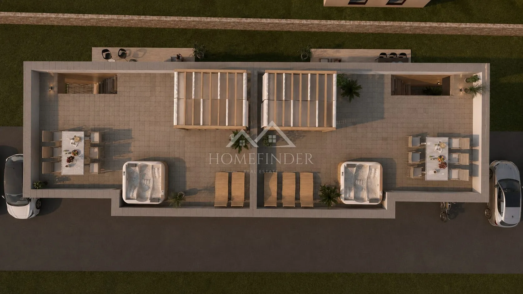 luksuzan apartman 60 m od mora, 75m2, terasa s pogledom na more, 1 vpm, mandre , pag - slika 3