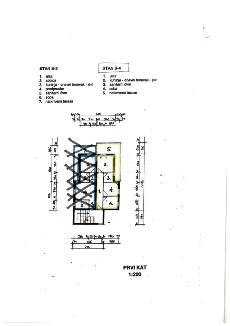 apartman, 3s, grad pag, vodice, 200m od plaže, 49,75m2+ 1vpm - slika 9