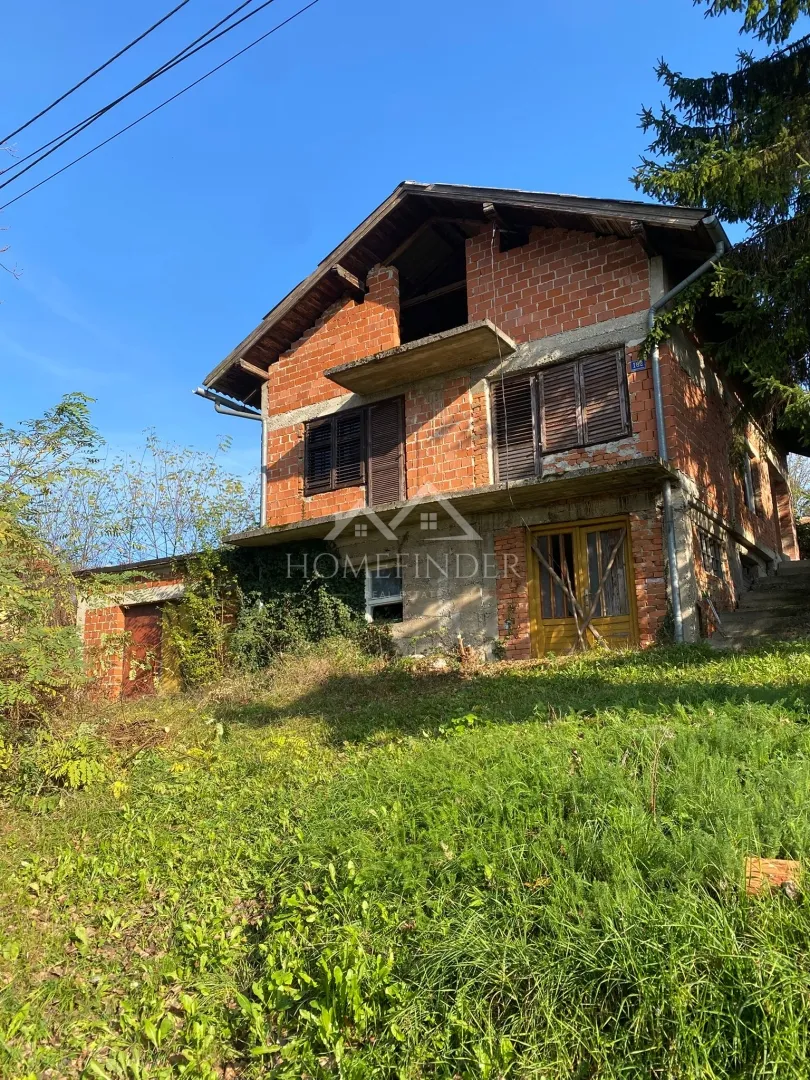 Kuća roh-bau Gornja Pušća – 1649 m2 zemljišta, 2 objekta - Gornja Pušća, Pušća