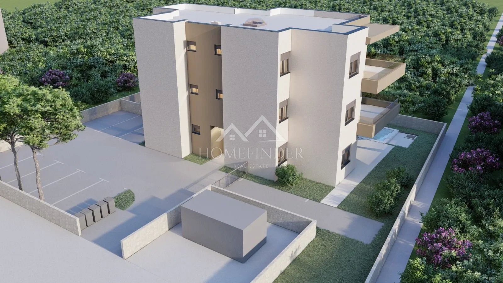 trosoban apartman a3, 63 m², 200 m od plaže, novalja, novogradnja - slika 5