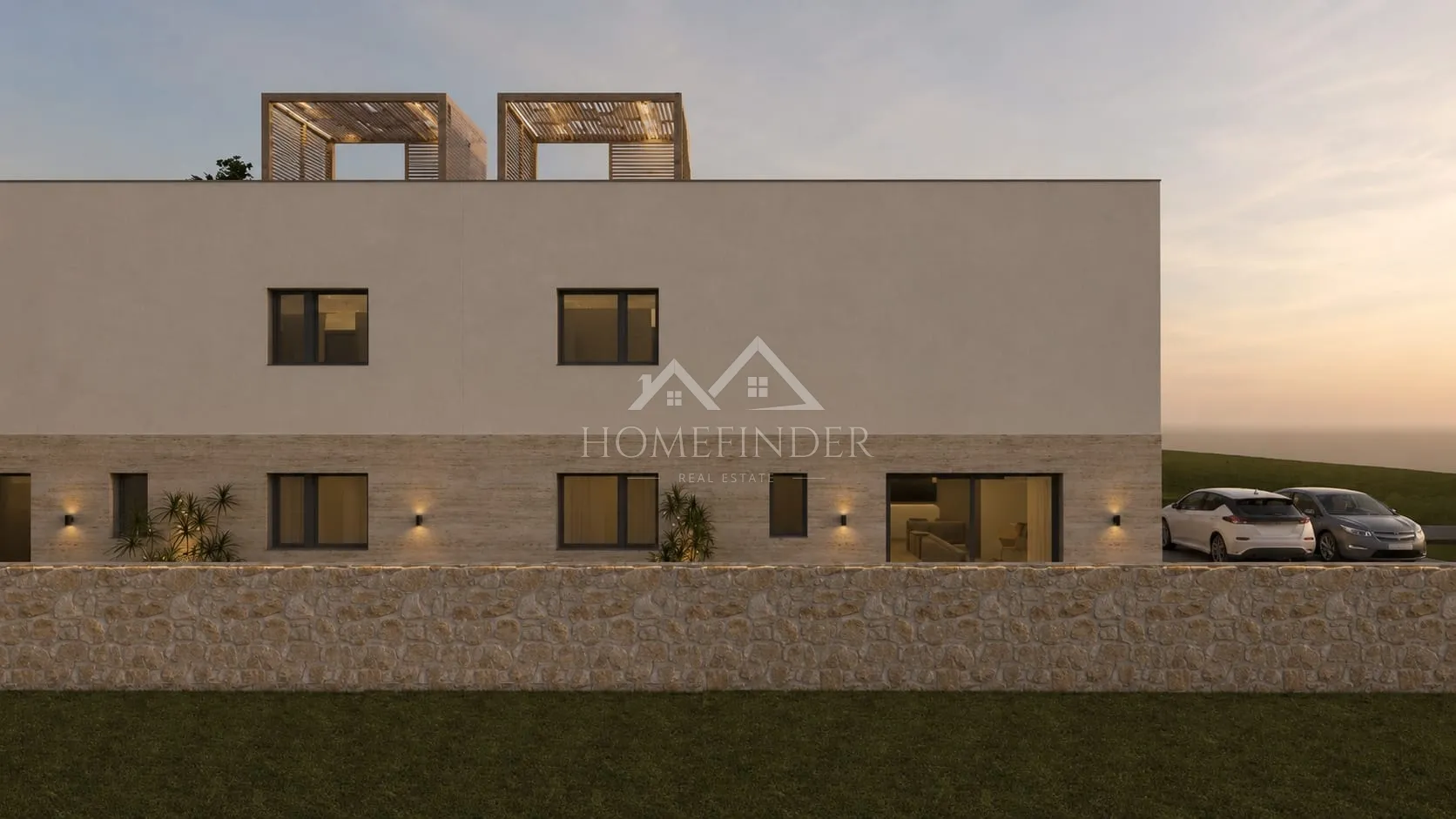 luksuzan apartman 60 m od mora, 75m2, terasa s pogledom na more, 1 vpm, mandre , pag - slika 5