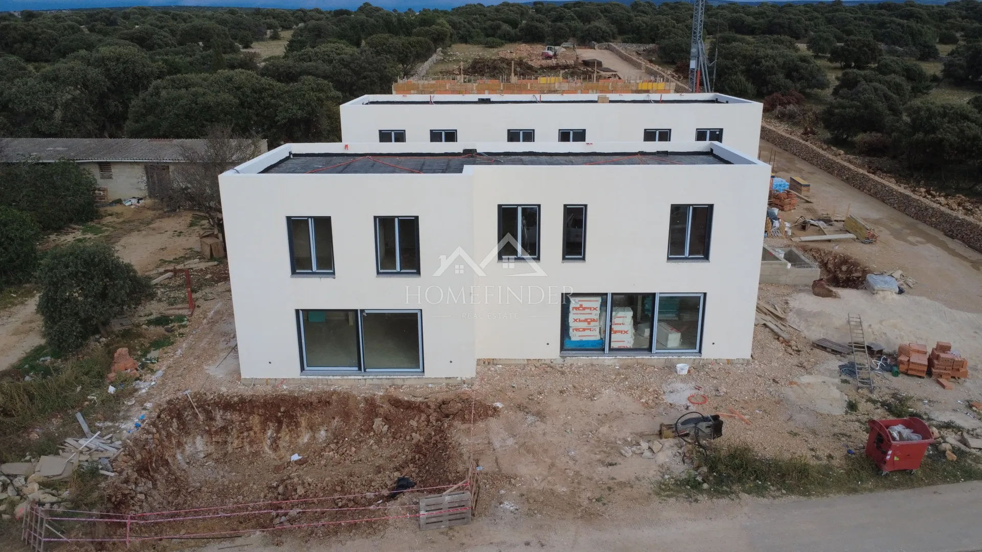 stan s privatnim bazenom, dvoetažni, 104m2, mandre, novogradnja - slika 6