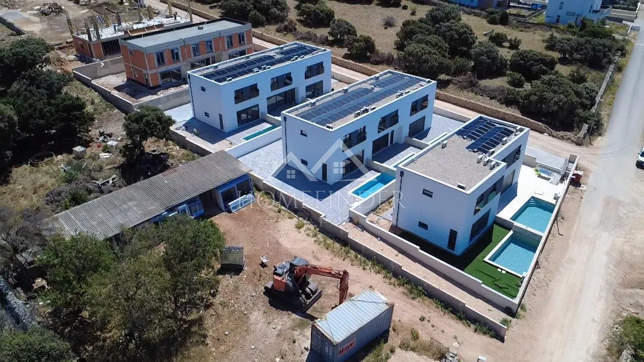 stan s privatnim bazenom, dvoetažni, 110m2, mandre, novogradnja - slika 6