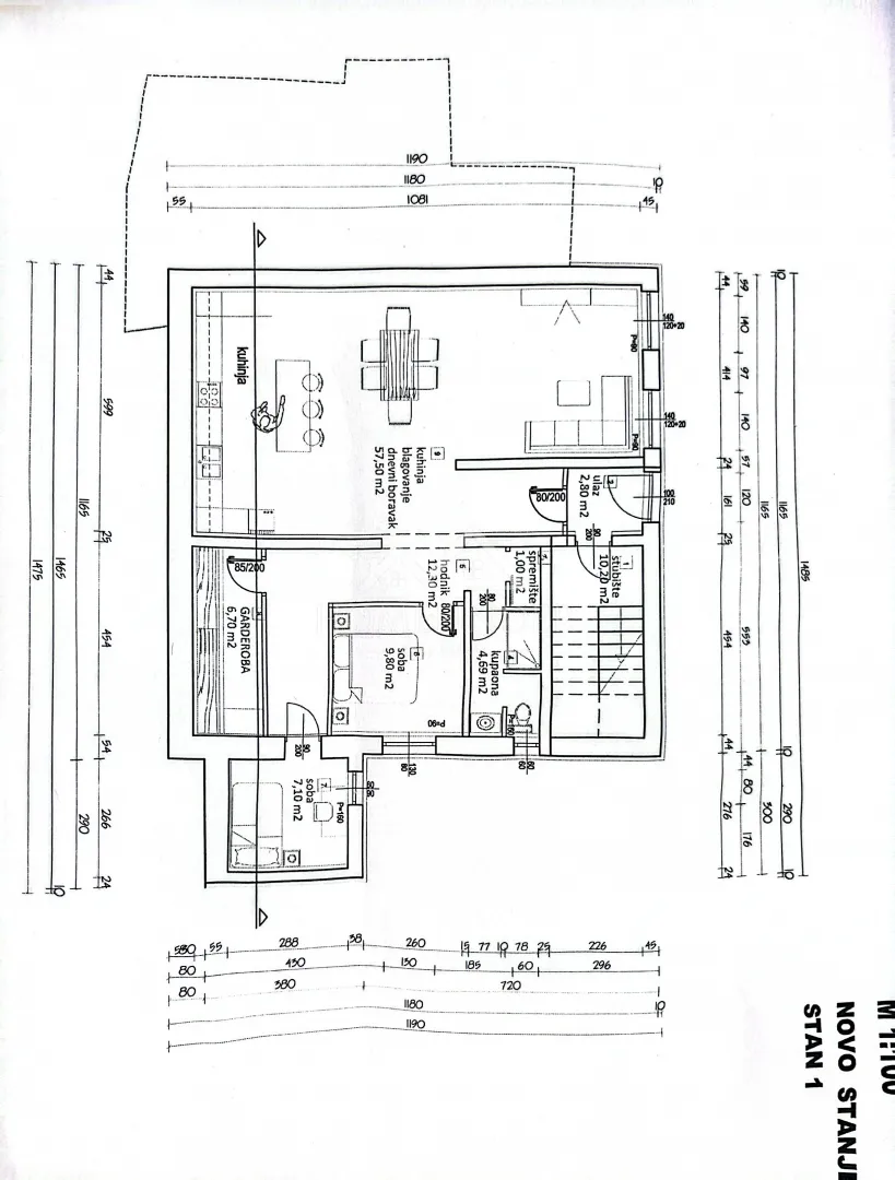 stan, 3s, prizemlje, 109m2, 2vpm, mala erpenja - slika 21