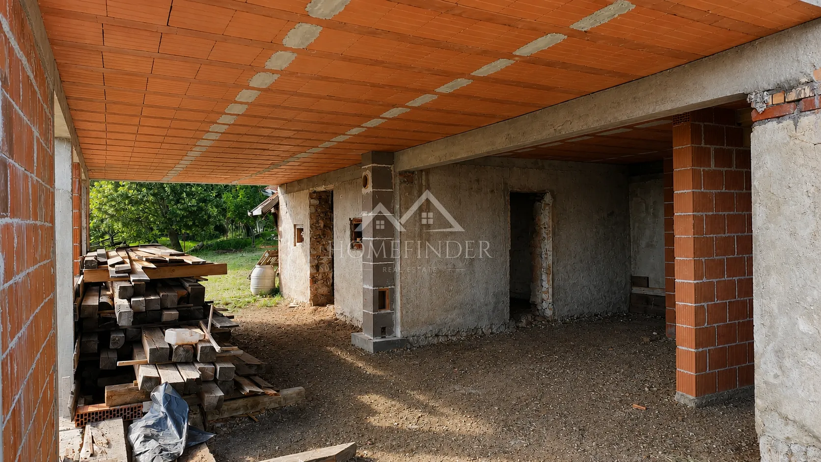 kuća, roh bau, 124m², rude pribićke, krašić - slika 7