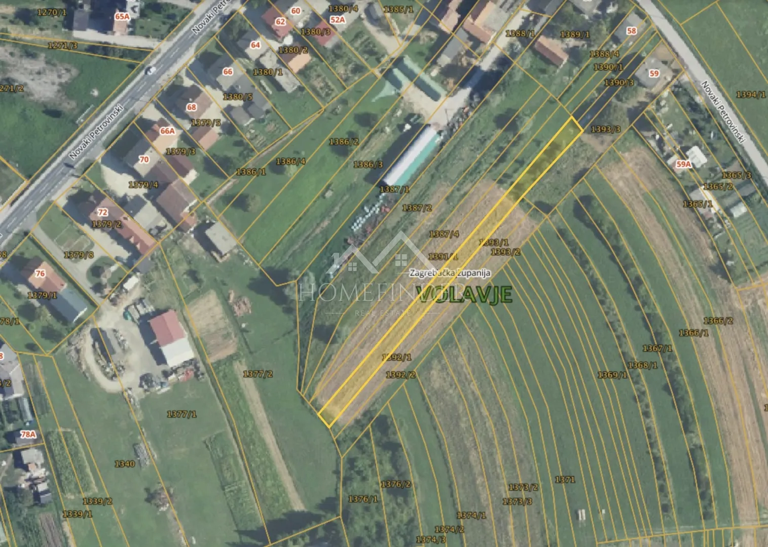 Građevinsko zemljište Volavje 2194m2 - Volavje, Jastrebarsko