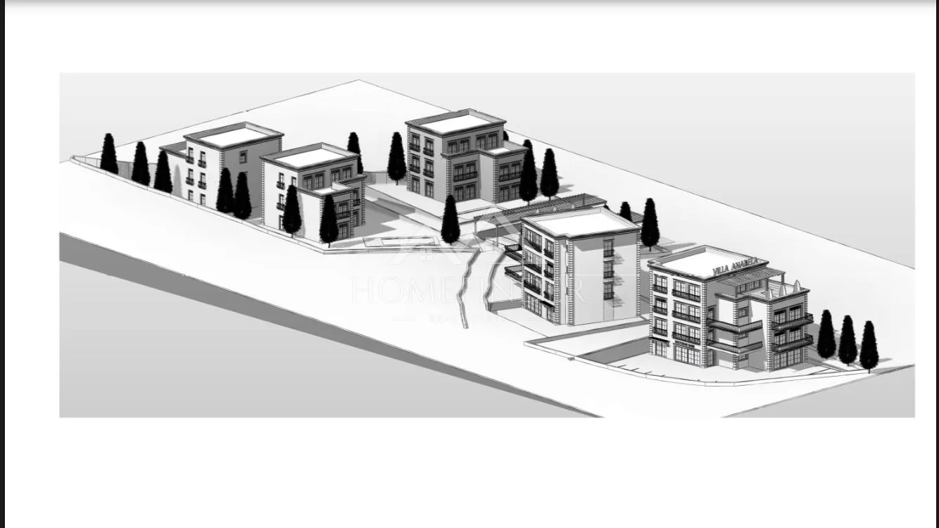 Građevinsko zemljište sa idejnim projektom, 525m2, Novalja