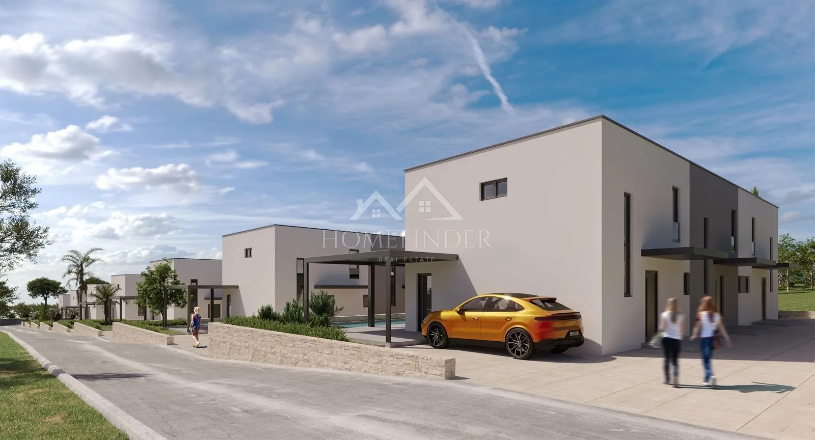 stan s privatnim bazenom, dvoetažni, 110m2, mandre, novogradnja - slika 9