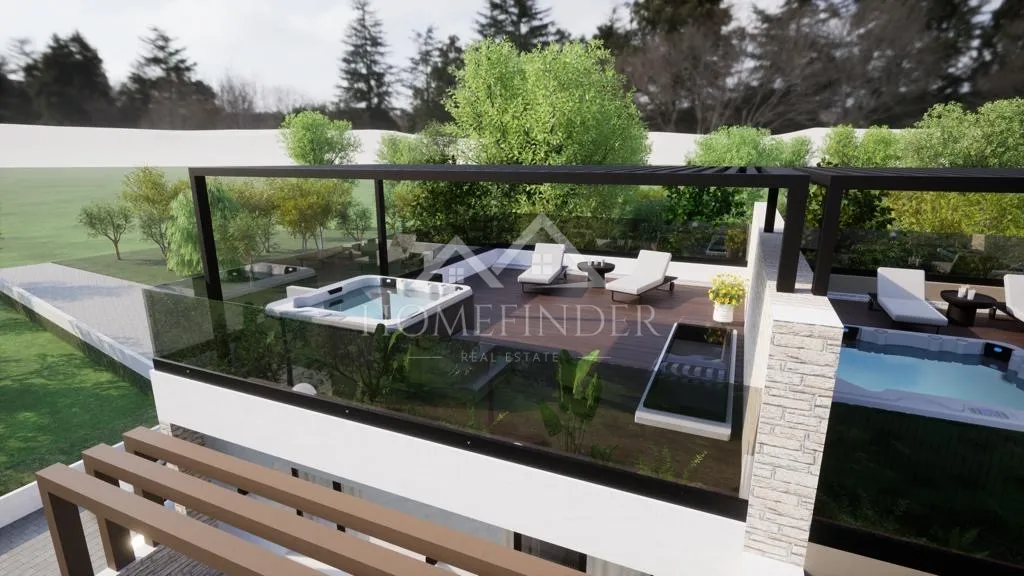 luksuzna kuća u nizu s bazenom, 100m2, vodice, novogradnja, s1 - slika 5