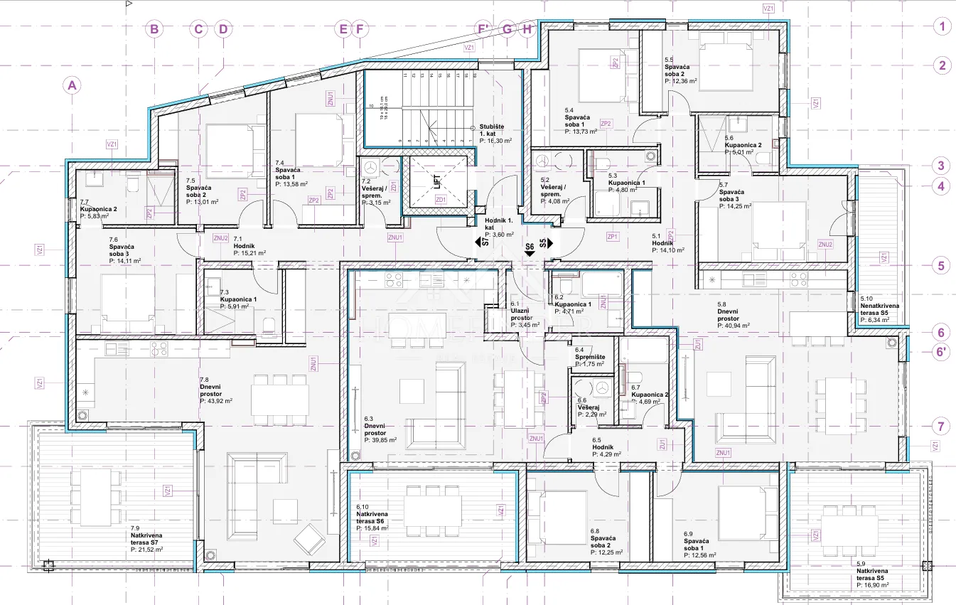 luksuzan stan u novogradnji (4s): vodice, 120m2, s5 - slika 15