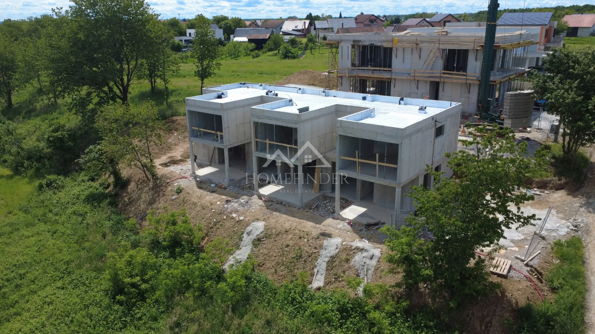 Kuća u nizu s pogledom, 129m2, Stupnički Obrež, NOVOGRADNJA - Stupnički Obrež, Stupnik