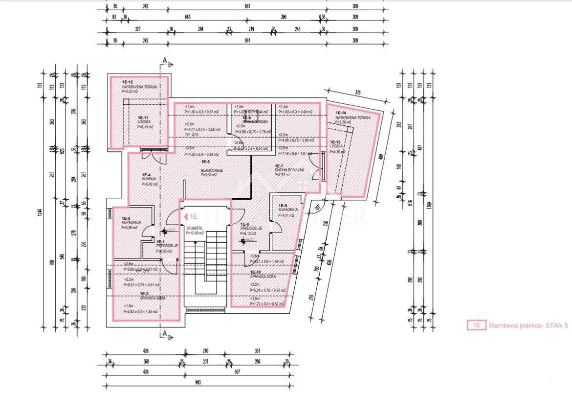 apartman sa 2 stambene jedinice, 134m², 120m od mora, košljun, pag - slika 24