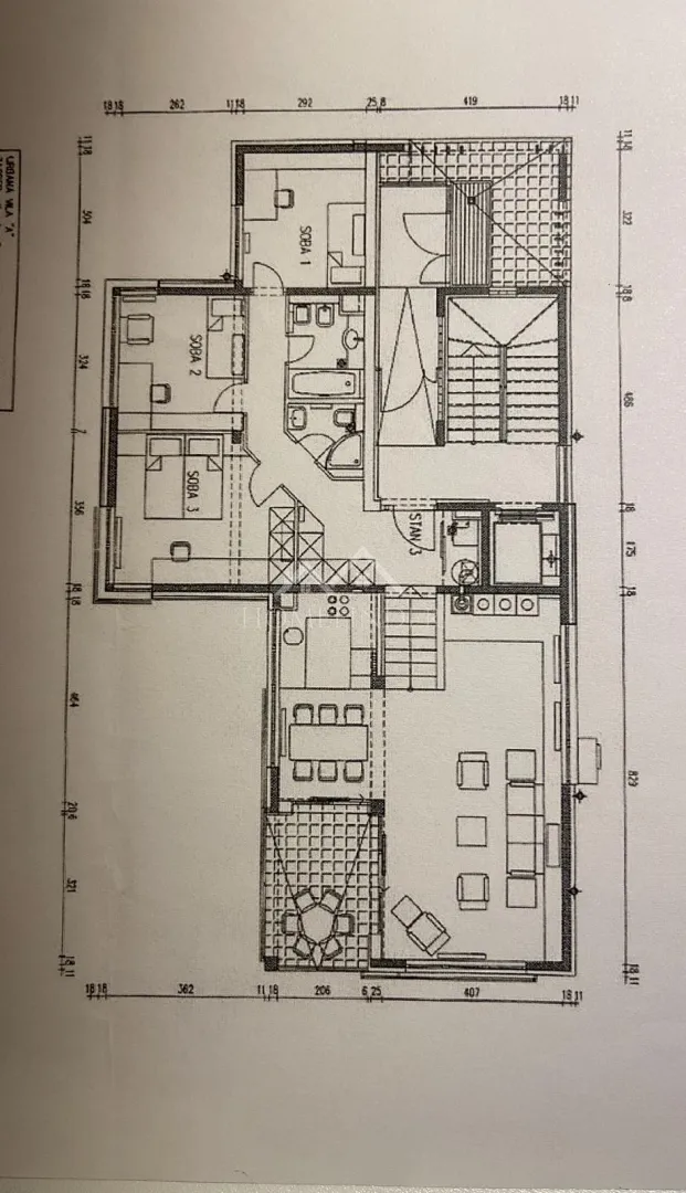 4-soban stan 114m2,balkon,vrt,2 parkirna mjesta-šestinski vrh - slika 21