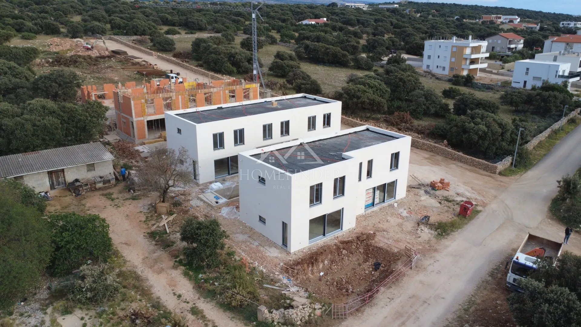 stan s privatnim bazenom, dvoetažni, 110m2, mandre, novogradnja - slika 5