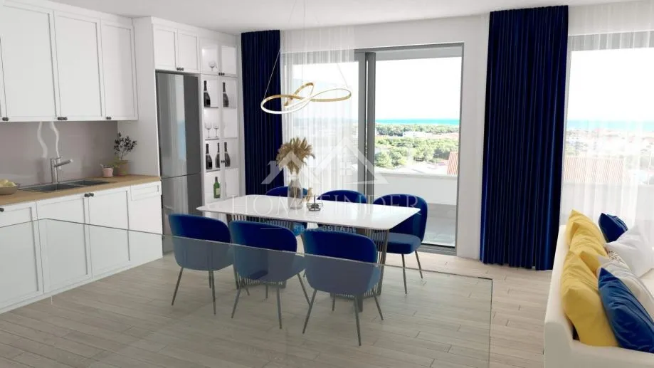 luksuzan penthouse 136m², 180m od plaže, povljana, novogradnja - slika 2
