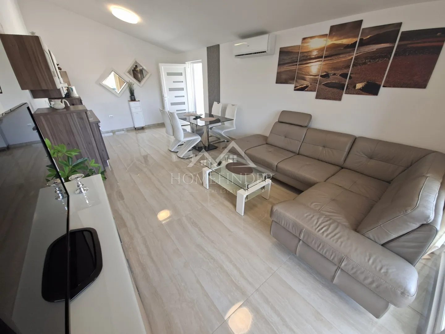Moderni apartman, 3S, Vir- Novogradnja, 100m od mora, 70m2