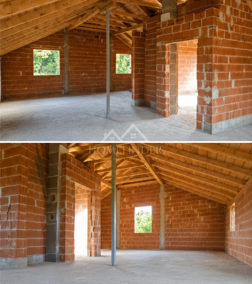 kuća, roh bau, 124m², rude pribićke, krašić - slika 5