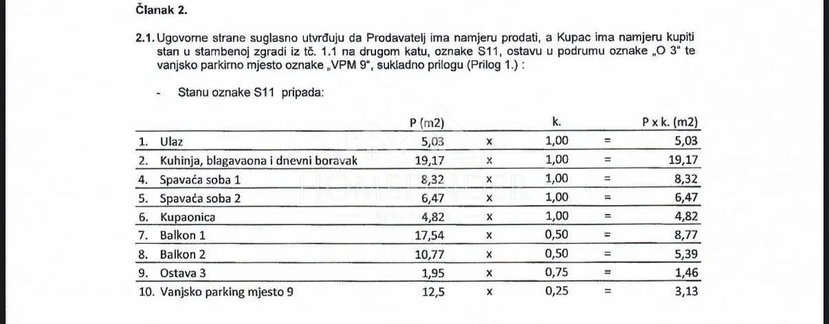 moderan i funkcionalan stan, (3s), 62,56 m2, 1vpm, trešnjevka - slika 19