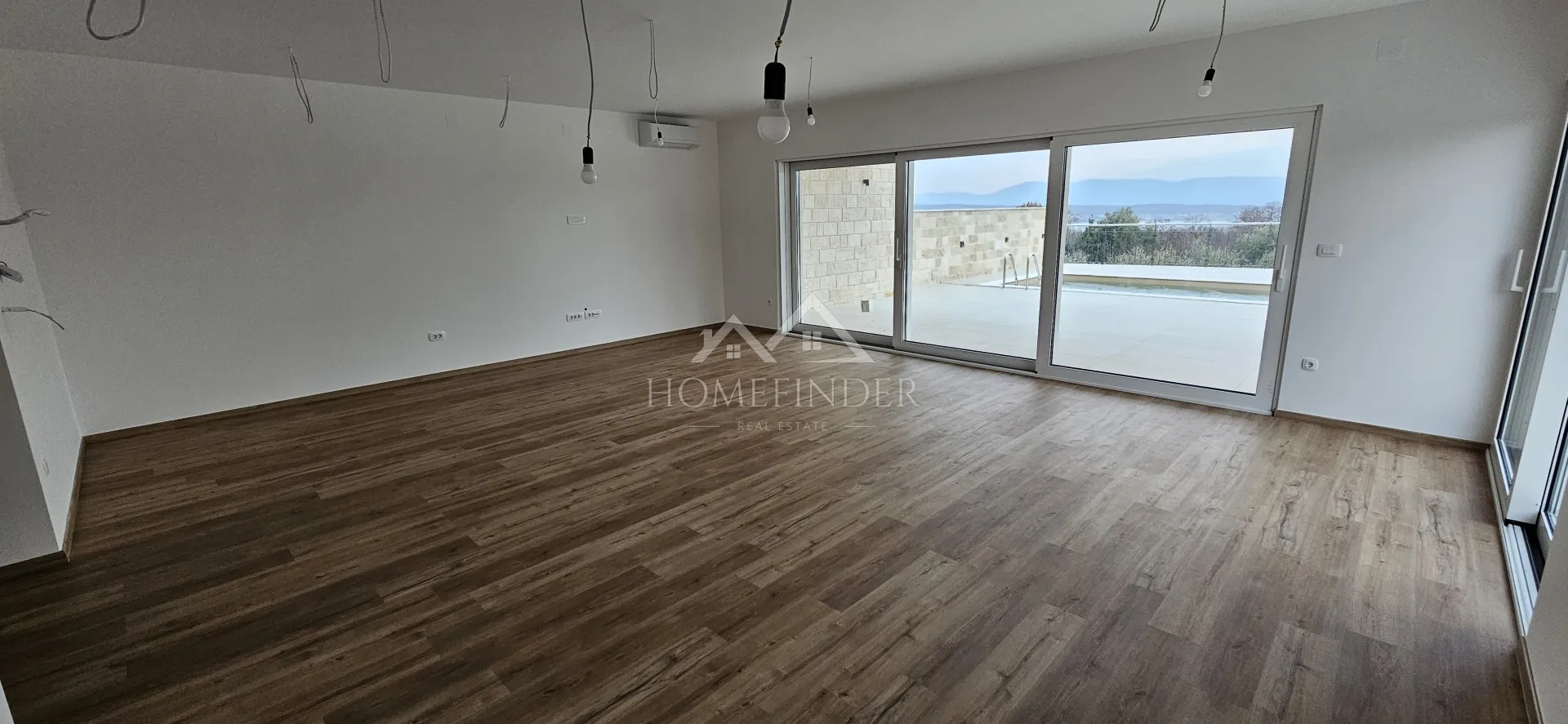 luksuzna dvojna kuća s bazenom i pogledom na more, malinska 152m2 - slika 7